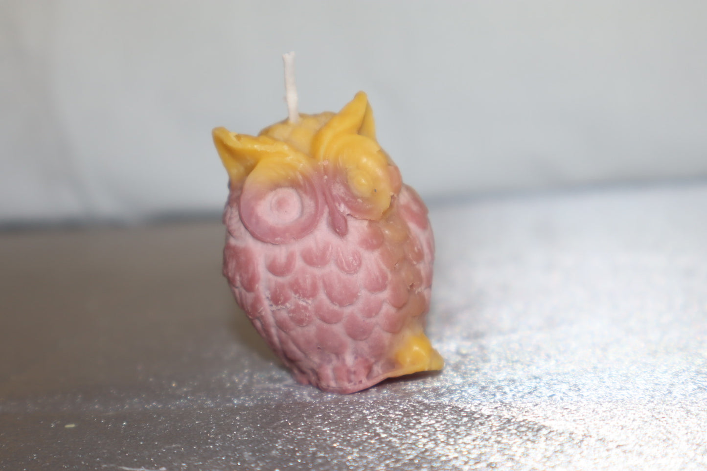 Owl Beeswax Candle