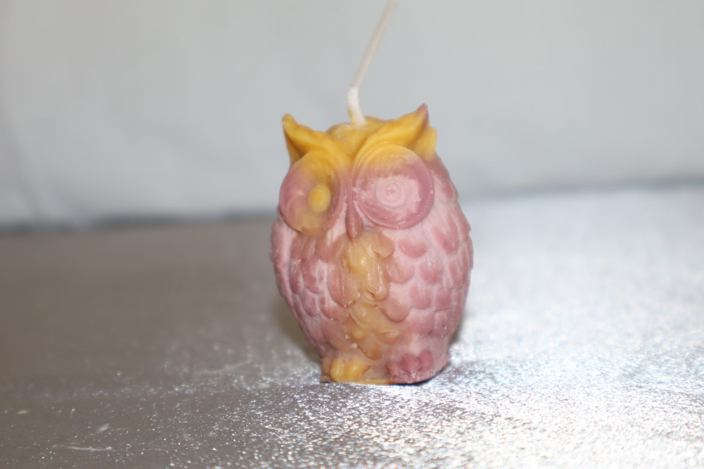 Owl Beeswax Candle