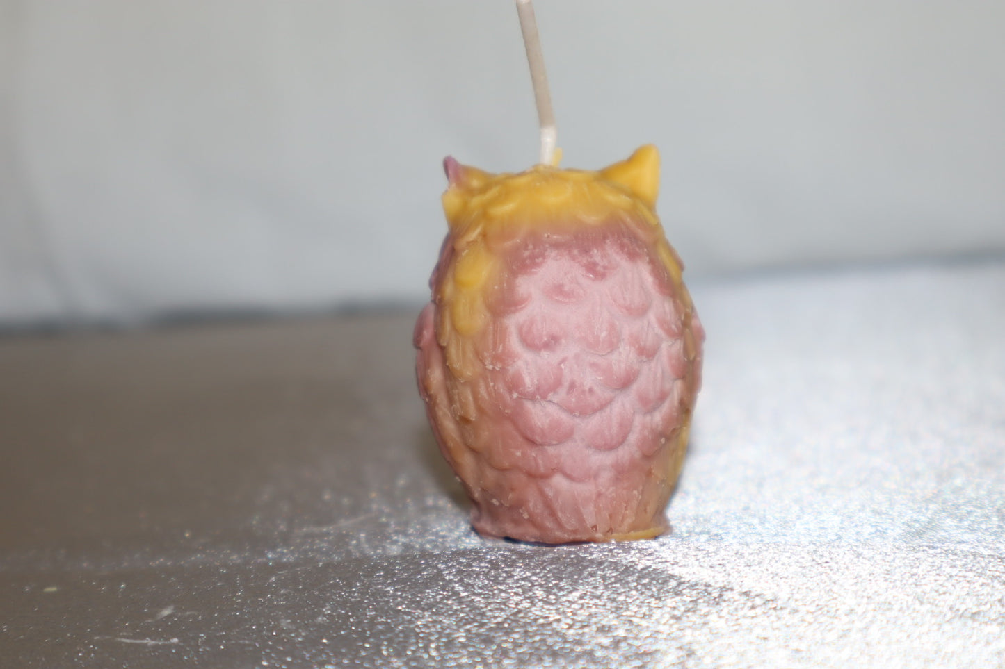 Owl Beeswax Candle